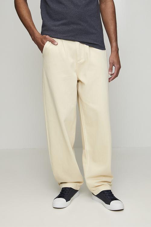 Quinton Pjc Pleated Twill Pants - Stone