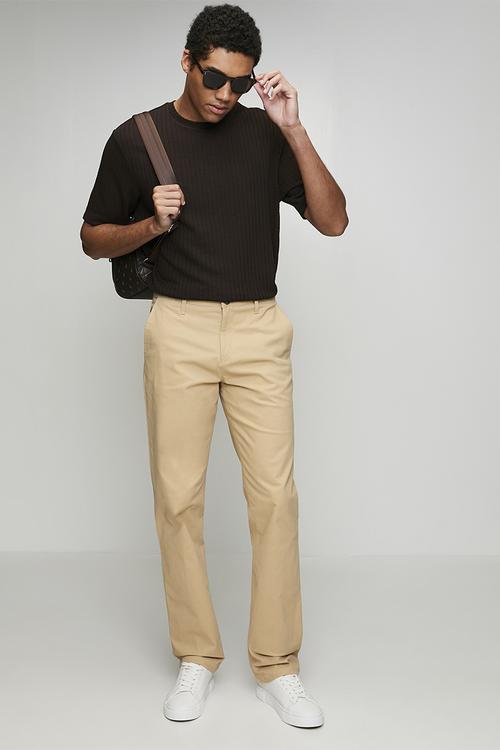 Naples Essential Relaxed Leg Chino - Khaki