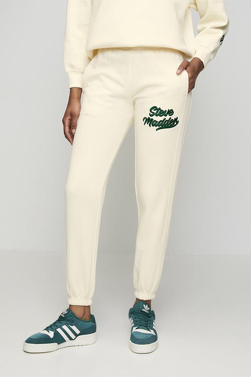 Ladies sara slim jogger - cream