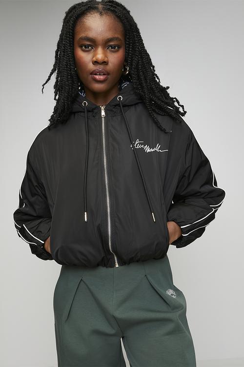 Ladies imani puffer jacket - black
