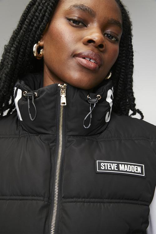 Ladies rebecca padded gillet - black