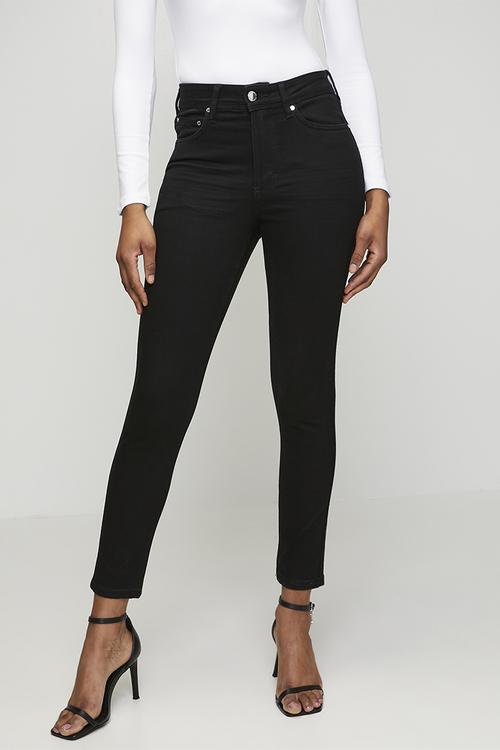 Ladies eva curvy black skinny - black