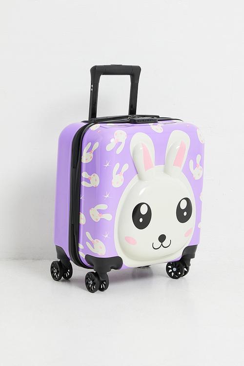 Bunny trolley bag - purple/multi