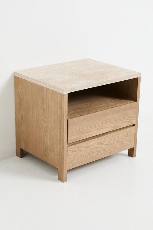 Willow Bedside Table - Natural