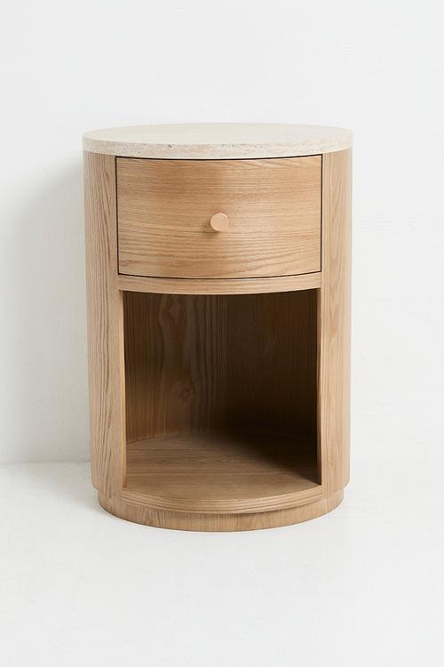Cara Bedside Table - Natural