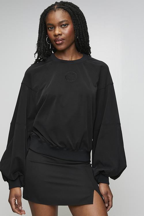 Cn Mini 4G Logo Sweatshirt - Jet Black A996