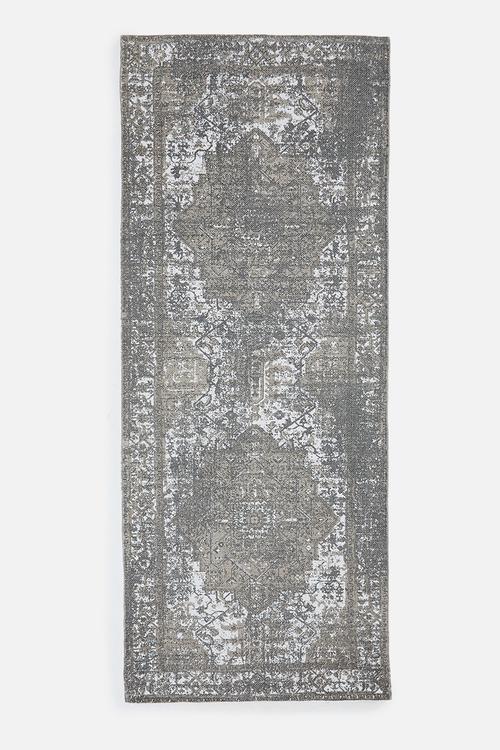 Sophia Printed Runner  Grey