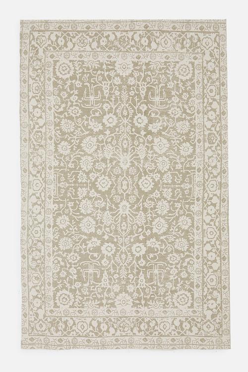 Sienna Cotton Antique Rug Natural