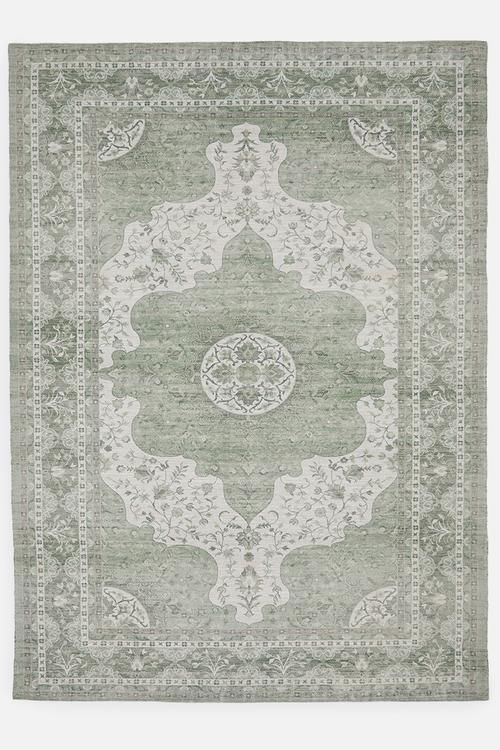 Soren Chenille Distressed Floral Rug Multi