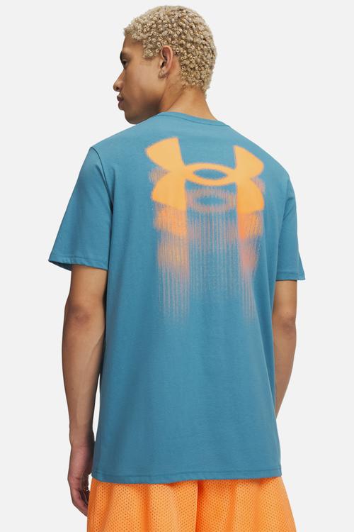 UA M BLUR LOGO SS - Boundless Blue /  / Orange Bloc