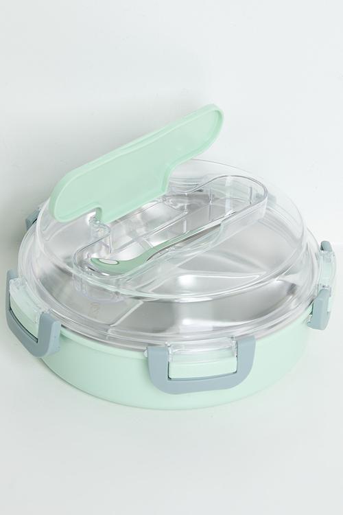 Quad latch lunch box - pastel green