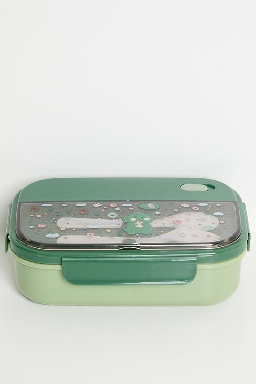Rectangular lunchbox - green