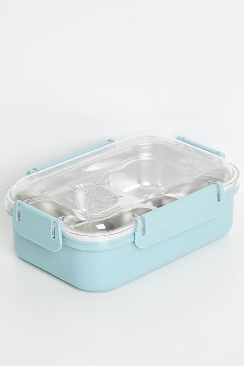 Clear lid lunchbox - blue