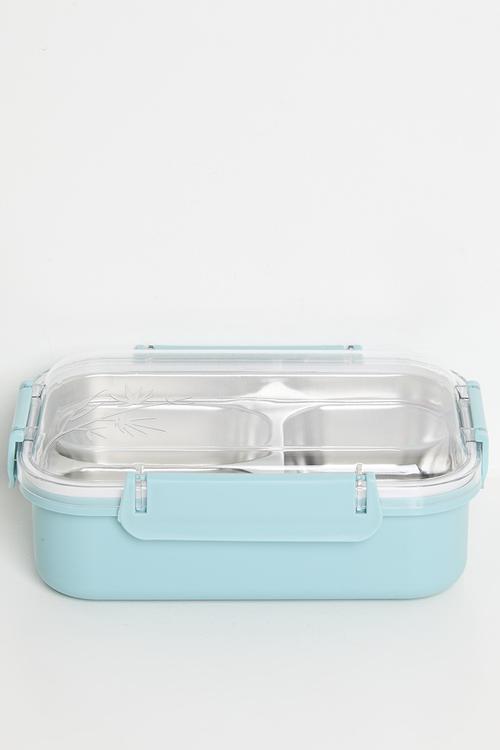 Clear lid lunchbox - blue