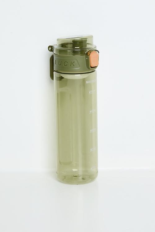 Water bottle - clear green