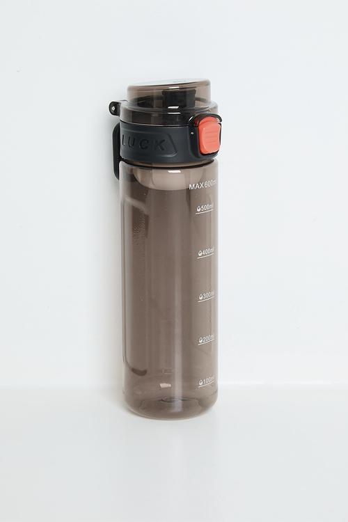 Water bottle - clear black