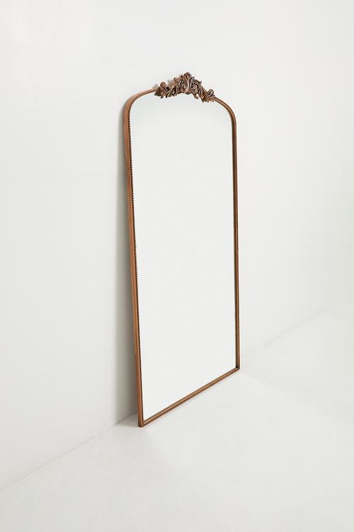 Full Length Metal Antique Mirror - Natural