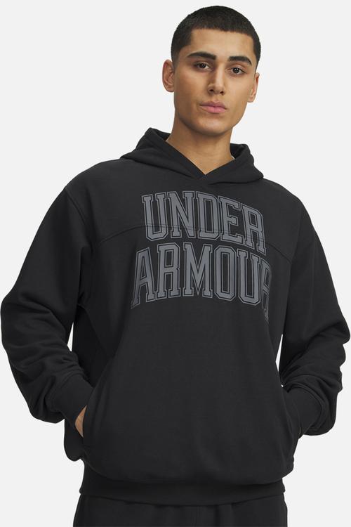 UA Rival LW Graphic Hoodie - Black /  / Black