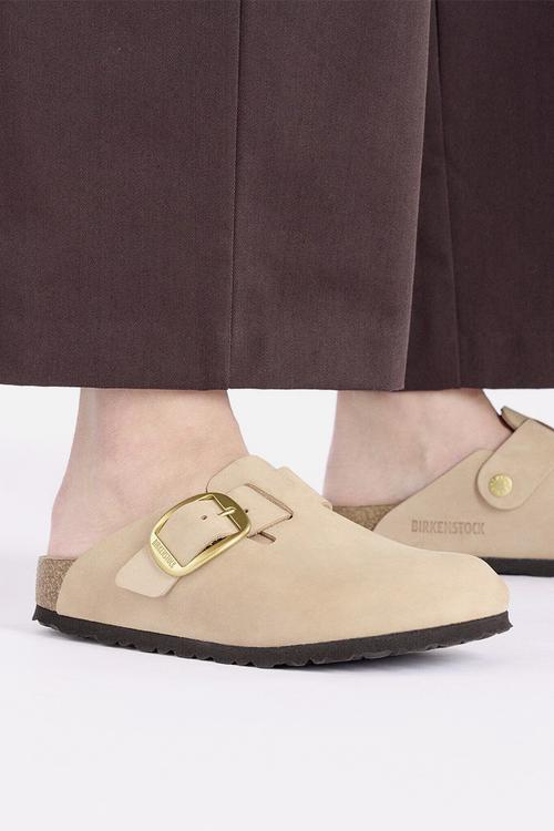 Boston Big Buckle regular  leather - sandcastle