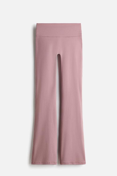Flared sports leggings with softmove? - antique rose