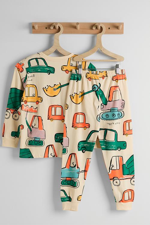 Pj set - white/multi