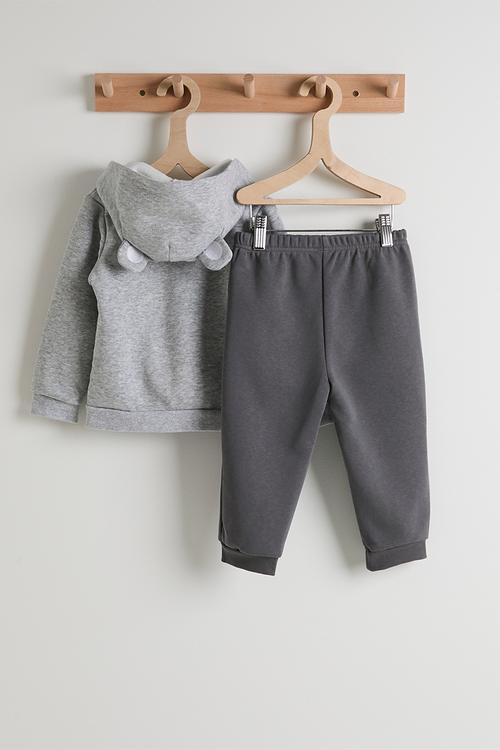 Hoodie with joggers - grey