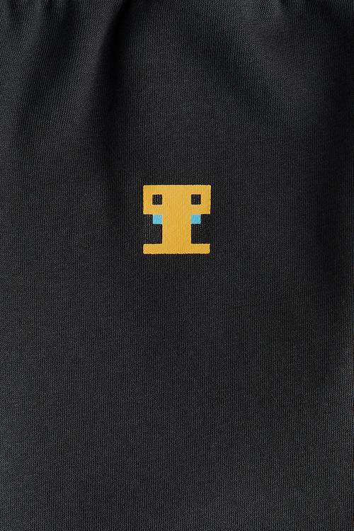 Printed sweatshirt joggers - black/minecraft