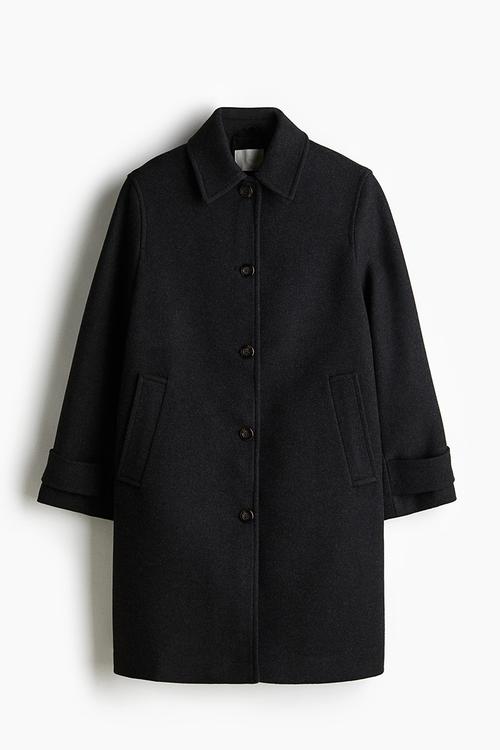 Car coat - black marl