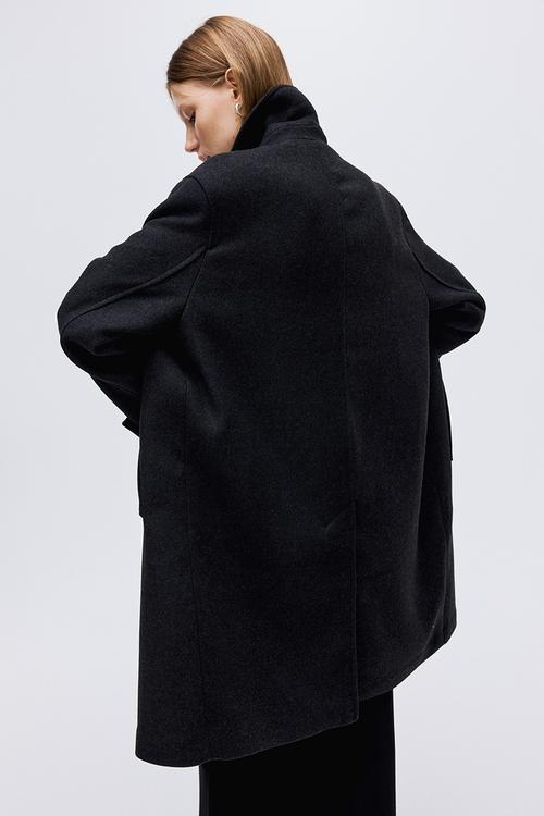 Car coat - black marl