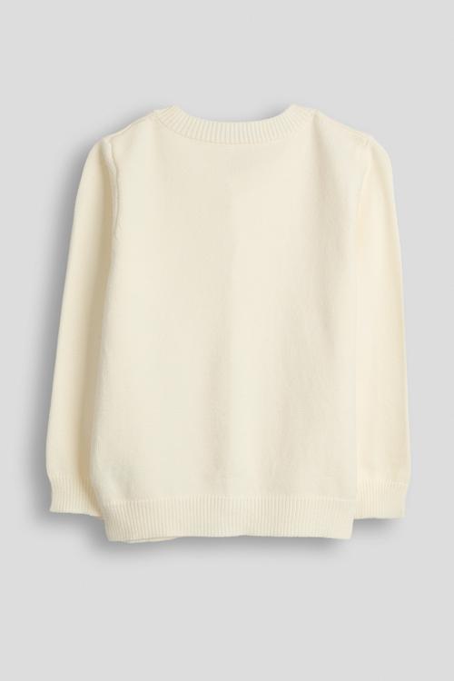 Pearl buttoned cardigan - cream