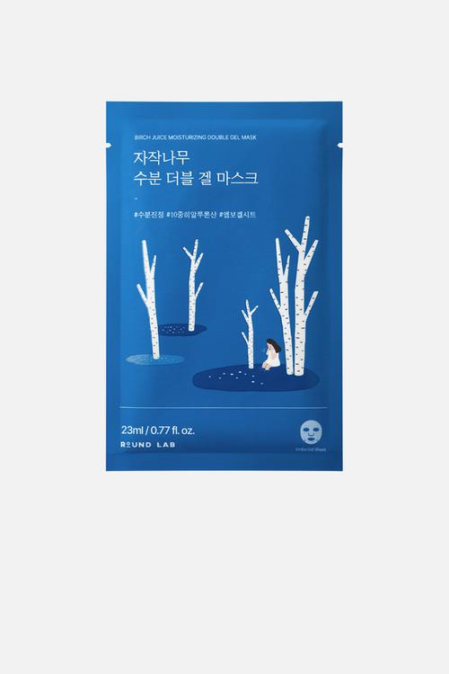 Round Lab Birch Juice Moisturizing Double Gel Mask - 23ml