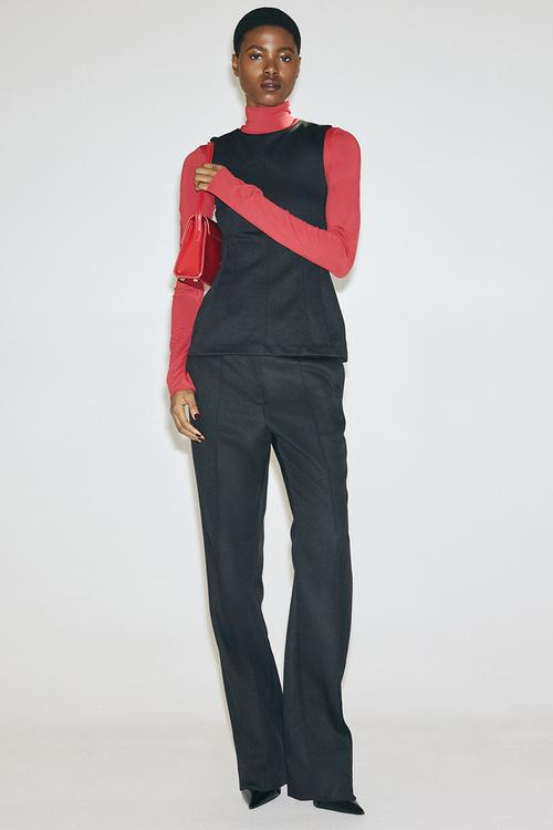 Ponte di roma peplum top - black