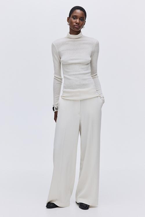 Wide trousers - white