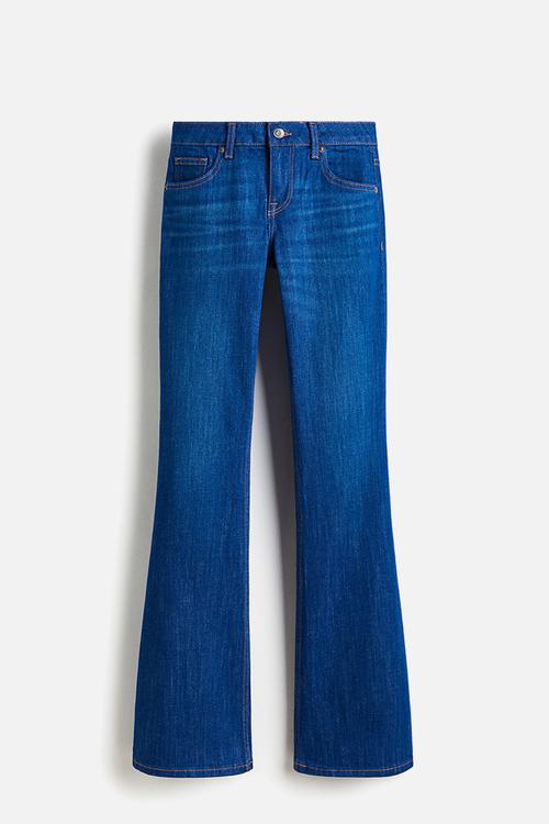 Flared low jeans - denim blue