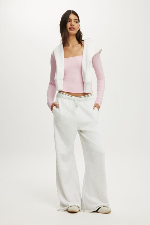 Ultra Soft Square Neck Long Sleeve - Cherry Dream