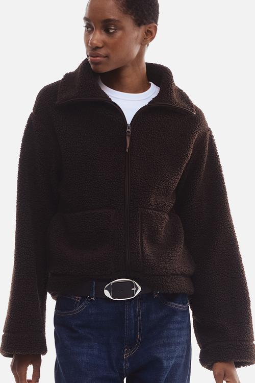 Teddy jacket - dark brown