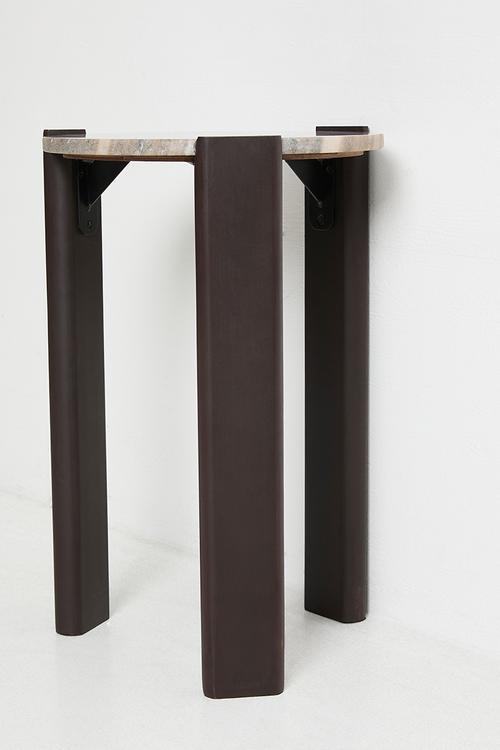 Oaklyn Side Table - Natural & Marble