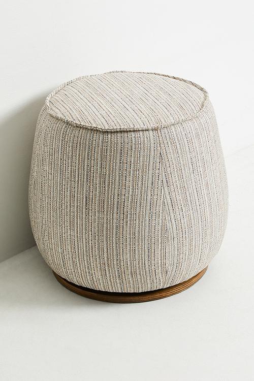 Zola Swivel Ottoman - Hydrangea