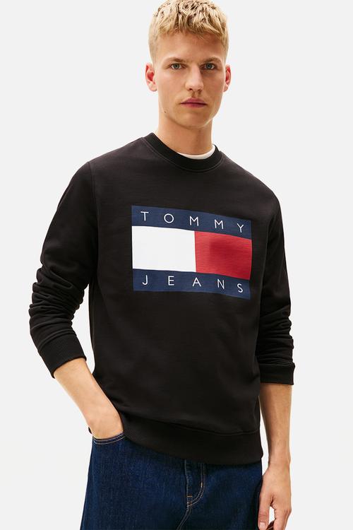 Tjm Reg Big Flag Cneck - Black