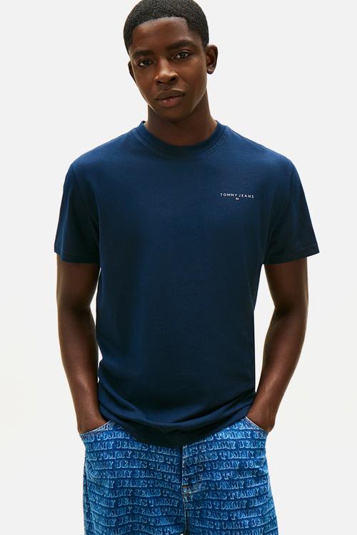Tjm Slim Linear Ss Tee 2Pck Ext - Dark Night Navy / Terracota Red