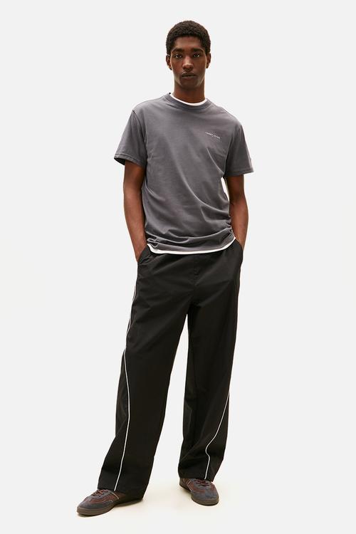 Tjm Slim Linear Chest Tee Ext - Washed Black