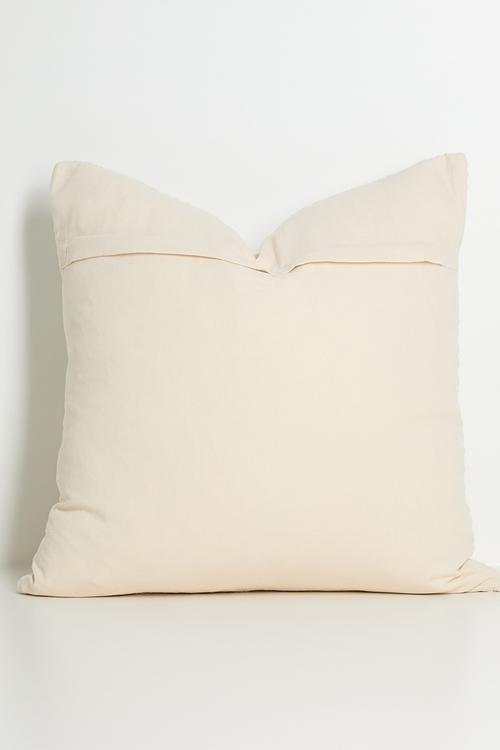 Jacquard Woven Cushion Cover - Ecru