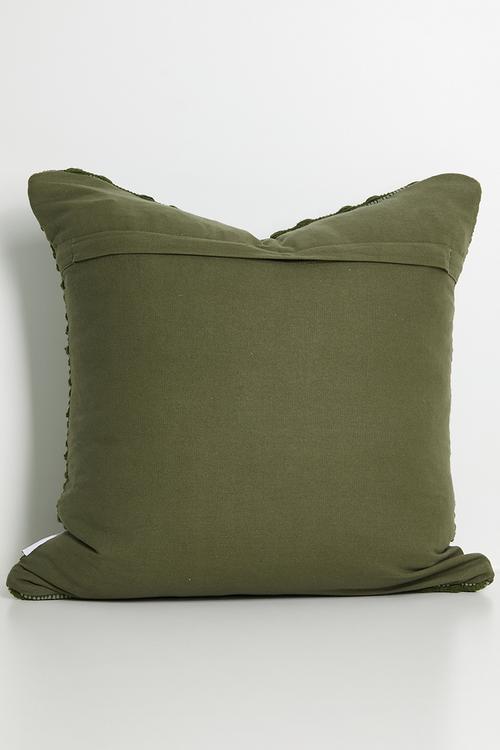 Chunky Woven Cushion Cover - Olive