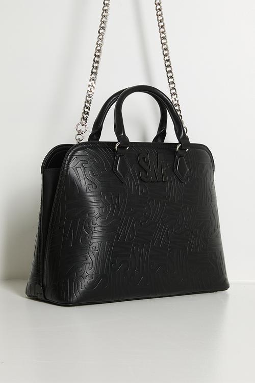 Blaunch top handle bag - black