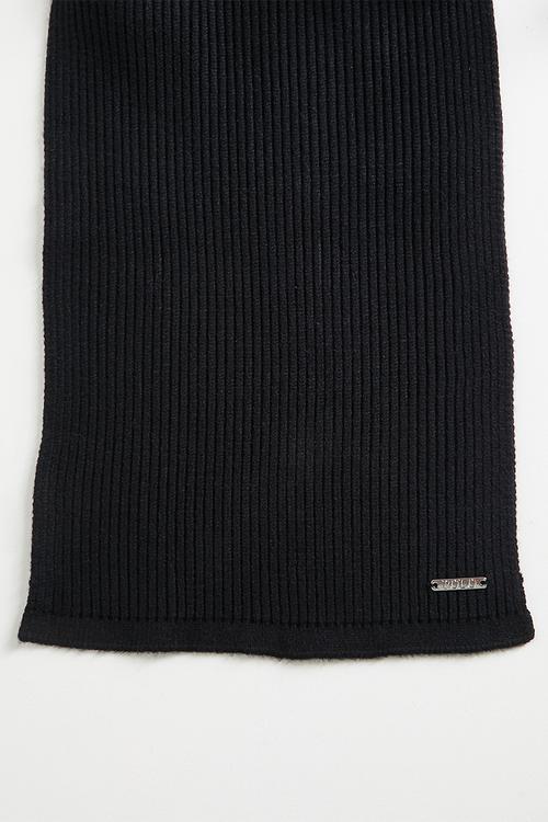 Knitted Scarf - Black