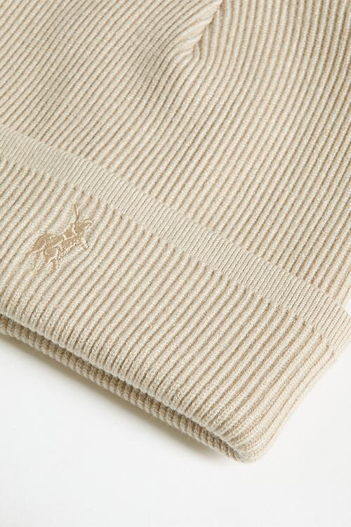Knitted Beanie - Stone