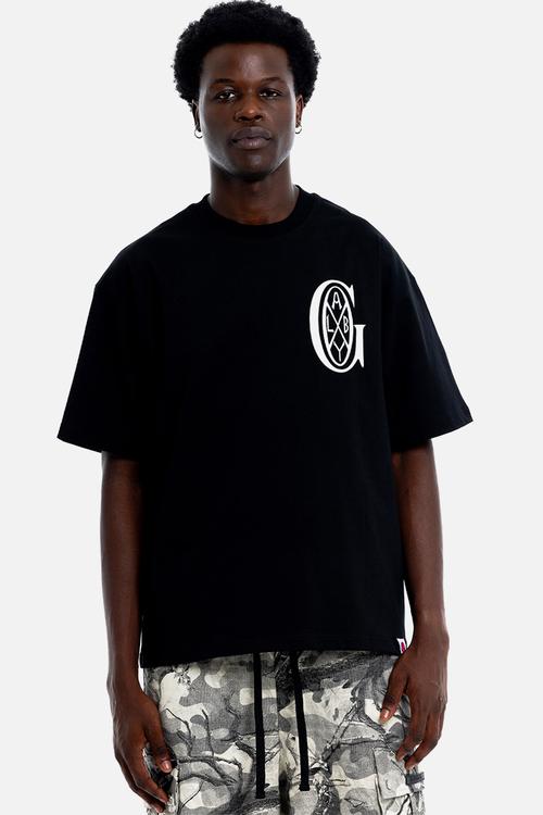 CREST T-SHIRT - BLACK