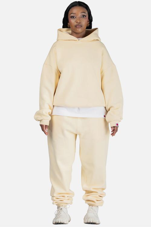 ESSENTIAL SWEATPANTS - CREAM WHITE
