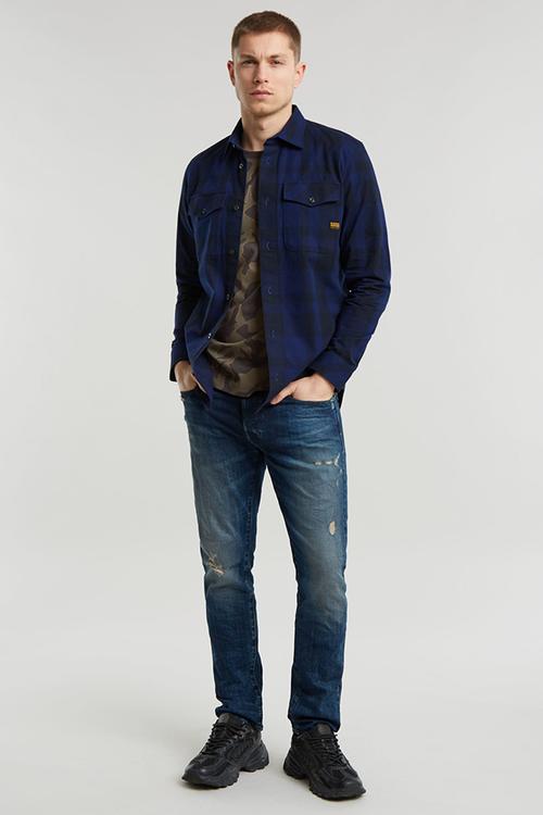 3301 Slim - worn in mountain dusk destroyed