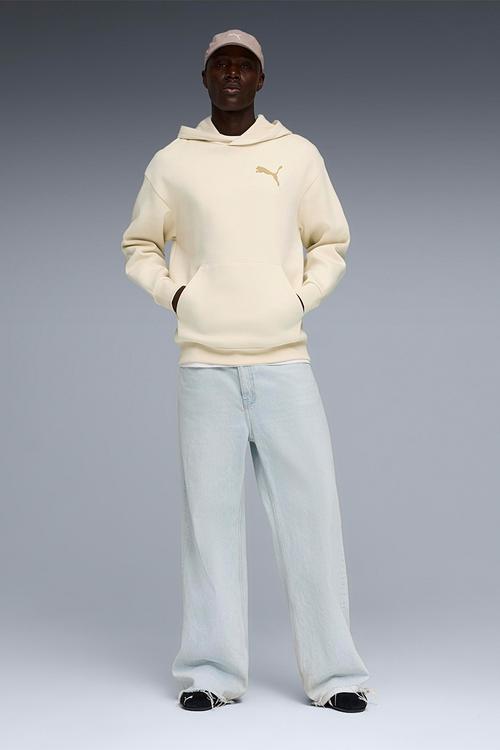 ESS ELEVATED CAT LOGO Relaxed Hoodie DK - Alpine Snow